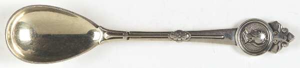 Medallion (Sterling, 1864) Egg Spoon