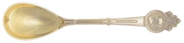 Medallion (Sterling, 1864) Egg Spoon