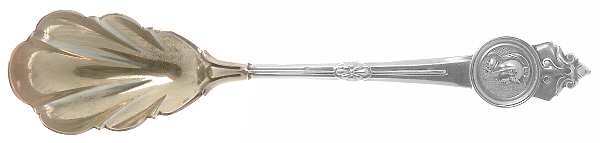 Medallion (Sterling, 1864) Sugar Shell Spoon