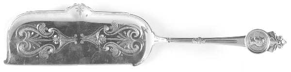 Medallion (Sterling, 1864) Large Flat Handle Crumb Knife/Crumber