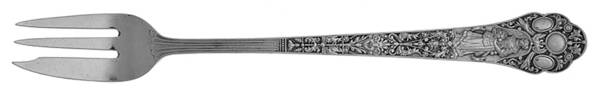 Medici-Old (Sterling, 1880, No Monograms) Oyster Fork