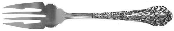 Medici-Old (Sterling, 1880, No Monograms) Individual Salad Fork