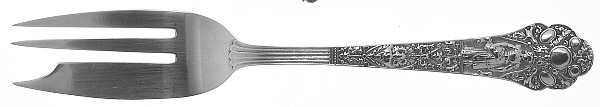 Medici-Old (Sterling, 1880, No Monograms) Individual Pie Fork
