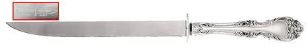Melrose (Sterling, 1948, No Monograms) Knife-Carving/Sm-Stn Bld/Steak