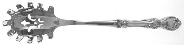 Melrose (Sterling, 1948, No Monograms) Pasta Server with Stainless Bowl