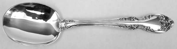 Melrose (Sterling, 1948, No Monograms) Round Bowl Soup Spoon (Gumbo)