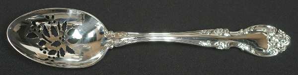 Melrose (Sterling, 1948, No Monograms) Holiday Tablespoon with Pierced Bowl HC