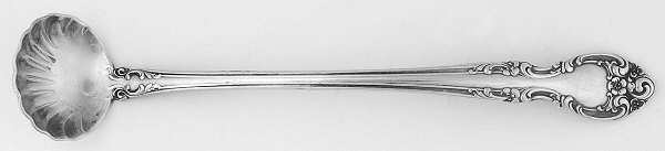 Melrose (Sterling, 1948, No Monograms) Mustard Spoon