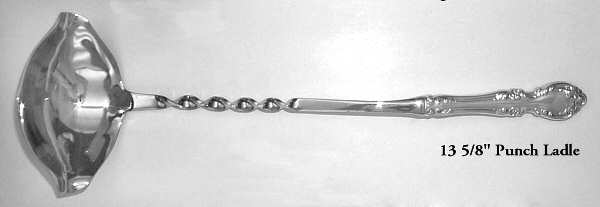 Melrose (Sterling, 1948, No Monograms) Punch Ladle with Stainless Bowl