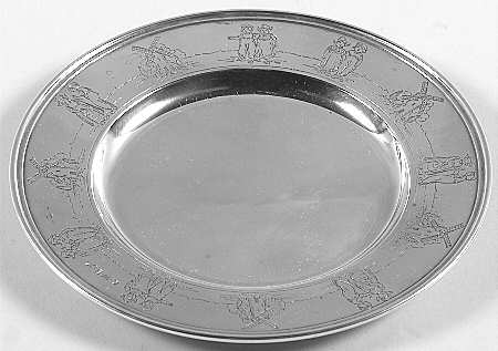 Sterling Hollowware Sterling Child's Plate