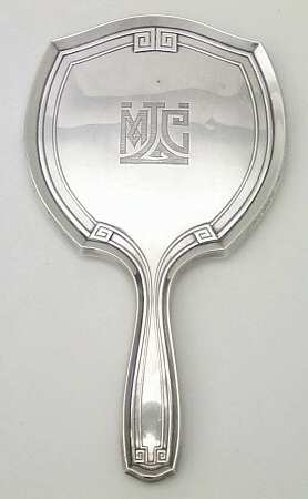 Sterling Hollowware Mirror with Handle