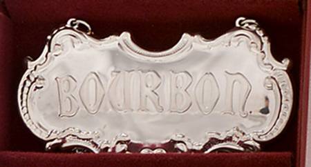 Silverplate Hollowware Decanter Label