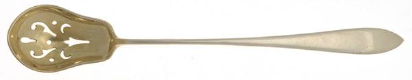 Mothers-Old (Sterling, 1875) Pierced Bowl Short Handle Olive Spoon