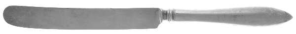 Mothers-Old (Sterling, 1875) Old French Hollow Knife with Bolster