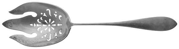 Mothers-Old (Sterling, 1875) Vegetable Serving Fork (Solid)