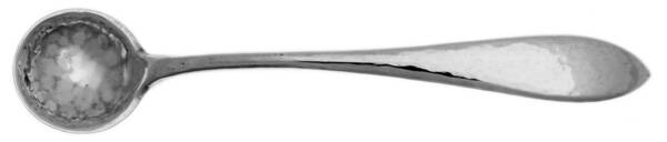 Mothers-Hammered (Sterling, 1875) Master Salt Spoon