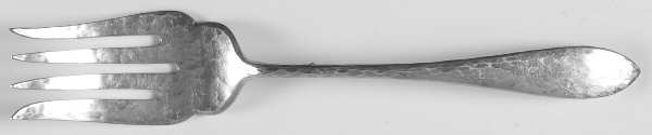 Mothers-Hammered (Sterling, 1875) Individual Salad Fork