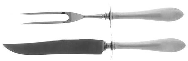 Mothers-New (Sterling, 1926) Small Steak 2-Piece Carving Set w/Stainless Blade