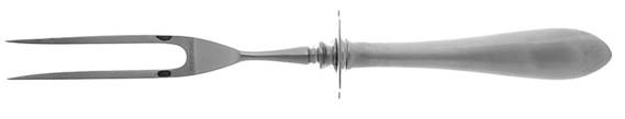 Mothers-New (Sterling, 1926) Small Steak Carving Fork with Stainless Prongs