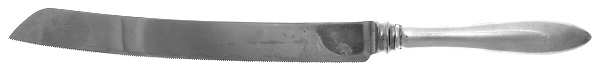 Mothers-New (Sterling, 1926) Wedding Cake Knife with Stainless Blade