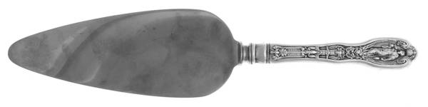 Mythologique (Sterling, 1894, Old, NoBeads, NoFaceBow) Pie Server with Stainless Blade