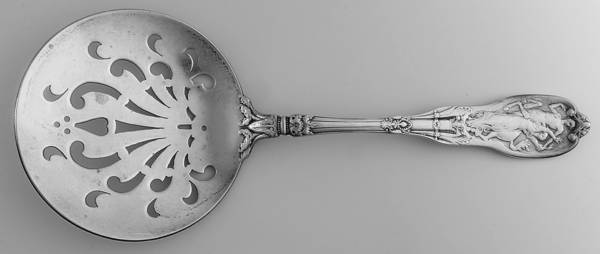 Mythologique (Sterling, 1894, Old, NoBeads, NoFaceBow) Tomato Server, Solid Piece