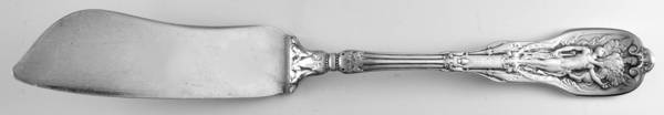 Mythologique (Sterling, 1894, Old, NoBeads, NoFaceBow) Solid Pickle Serving Knife