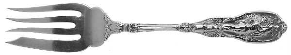 Mythologique (Sterling, 1894, Old, NoBeads, NoFaceBow) Individual Salad Fork