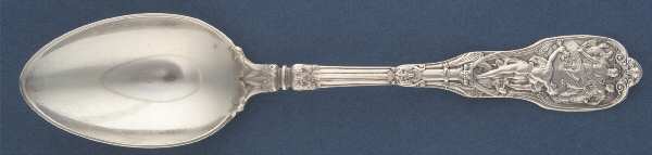 Mythologique (Sterling, 1894, Old, NoBeads, NoFaceBow) Tablespoon (Serving Spoon)
