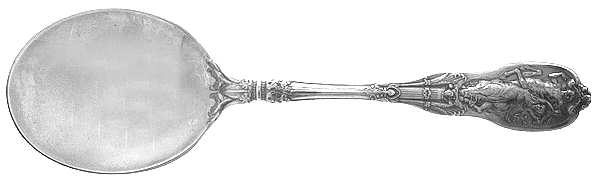 Mythologique (Sterling, 1894, Old, NoBeads, NoFaceBow) Large Jelly Spoon