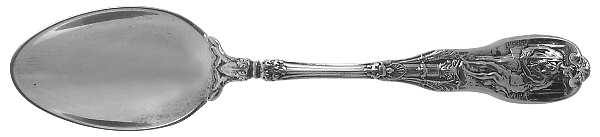 Mythologique (Sterling, 1894, Old, NoBeads, NoFaceBow) Teaspoon