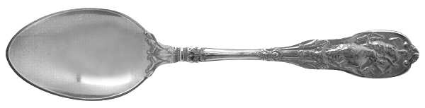 Mythologique (Sterling, 1894, Old, NoBeads, NoFaceBow) Dessert/Oval Soup Spoon