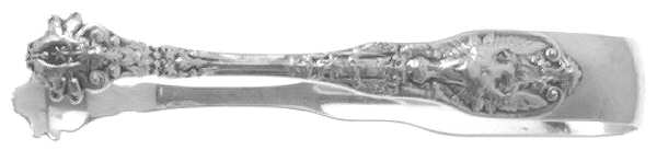 Mythologique (Sterling, 1894, Old, NoBeads, NoFaceBow) Bon Bon Tongs