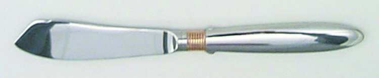 Narragansett Gold (Stainless, Gold Accent, Wings) Hollow Handle Master Butter Knife