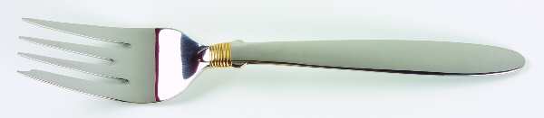 Narragansett Gold (Stainless, Gold Accent, Wings) Individual Salad Fork