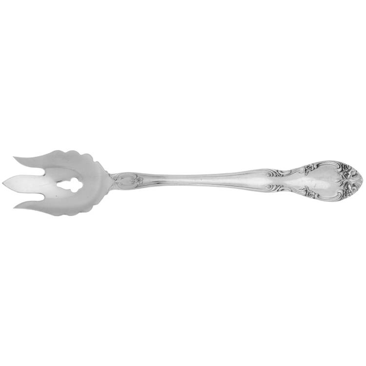 New Elegance (Silverplate, 1947) Vegetable Serving Fork Solid  HC
