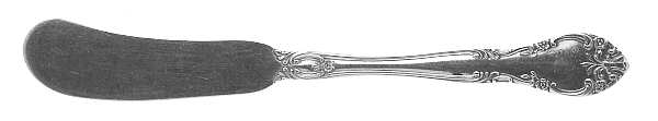 New Elegance (Silverplate, 1947) Flat Handle Butter Spreader