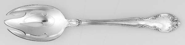 New Elegance (Silverplate, 1947) Pierced Tablespoon (Serving Spoon)