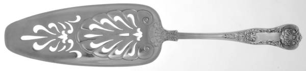 New Queens (Sterling, 1895) Solid Pierced Banana Server