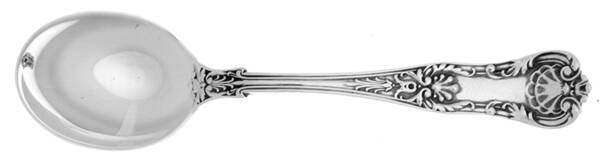 New Queens (Sterling, 1895) Small Short Handle Chocolate Spoon