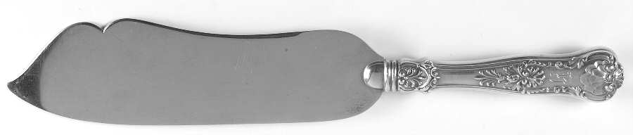 New Queens (Sterling, 1895) Large Hollow Handle Ice Cream Slicer Sterling Bld