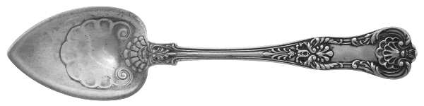 New Queens (Sterling, 1895) Fruit/Orange Spoon