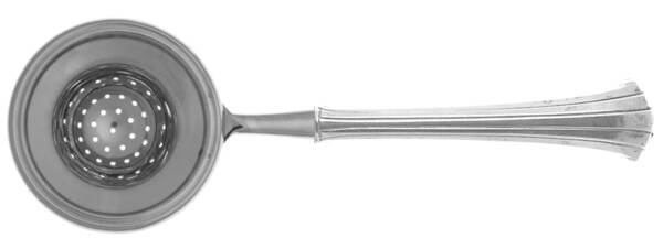 Newport Scroll (Sterling, 1983) Tea Strainer Overcup Serving-Stainless Bowl HC