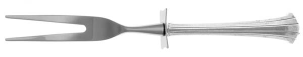 Newport Scroll (Sterling, 1983) Carving Fork Small with Stainless Prongs HC