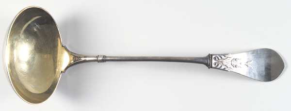 New Tipt (Sterling, 1871) Small Solid Soup Ladle