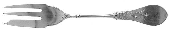 New Tipt (Sterling, 1871) Old Style Pickle Fork