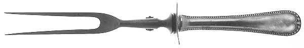 Newcastle (Sterling, 1895) Large Stainless-Prong Roast Carving Fork