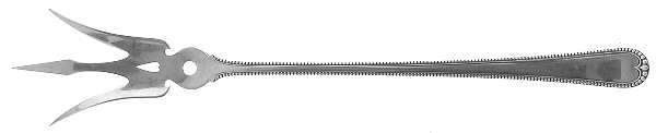 Newcastle (Sterling, 1895) Large Lettuce Serving Fork