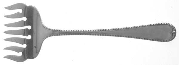 Newcastle (Sterling, 1895) Large Solid Tined Sardine Serving Fork