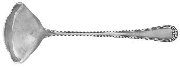 Newcastle (Sterling, 1895) Solid Piece Cream Ladle